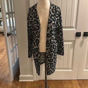 Cotton long cardigan